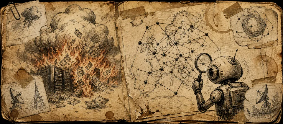 Worn journal thumbnail for the DN42 AI agent story