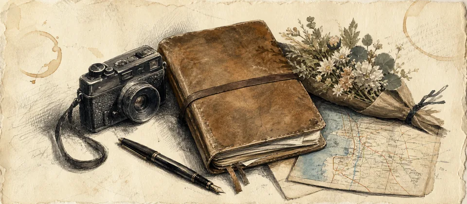 Worn journal thumbnail for the Om Malik story