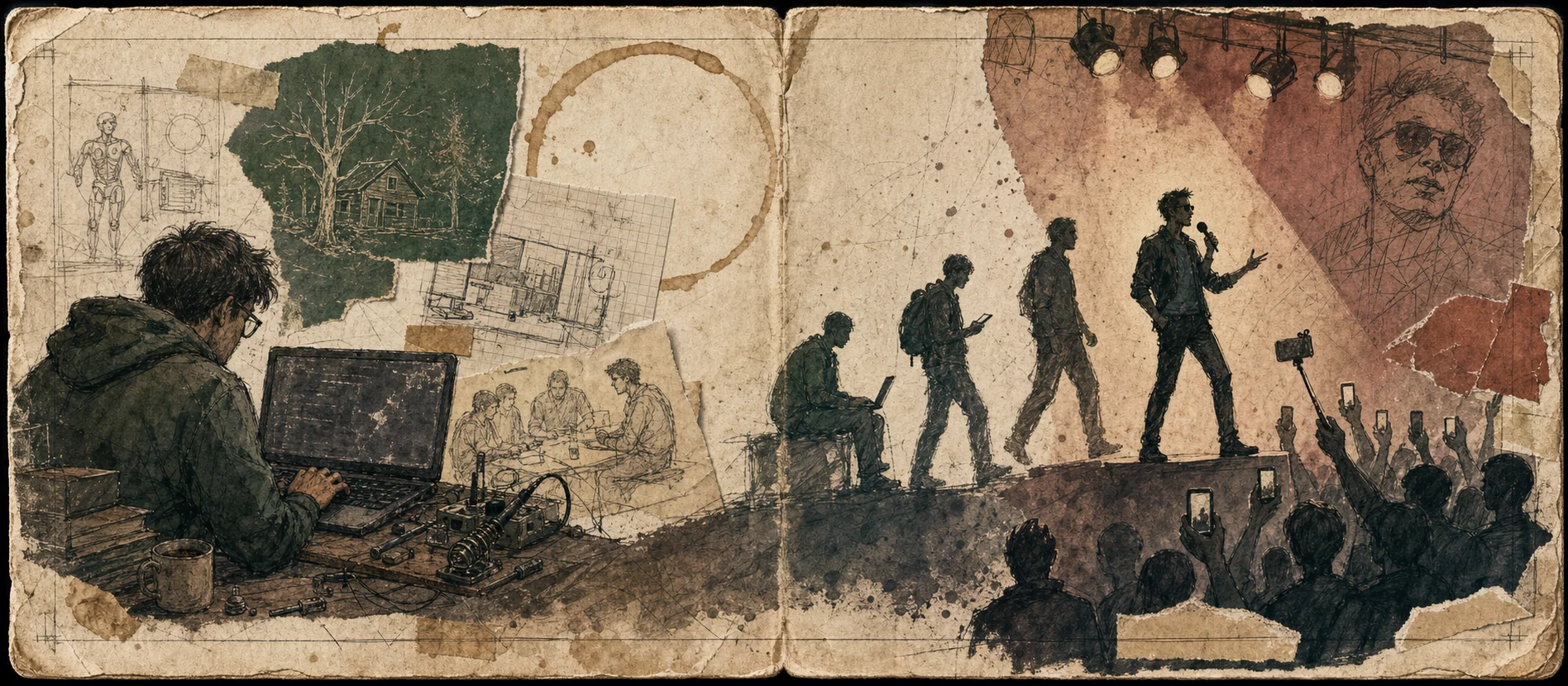 Worn journal thumbnail for the nerd culture story