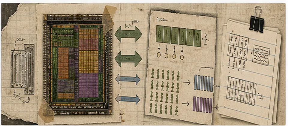 Worn journal thumbnail for the CUDA kernel deep-dive story