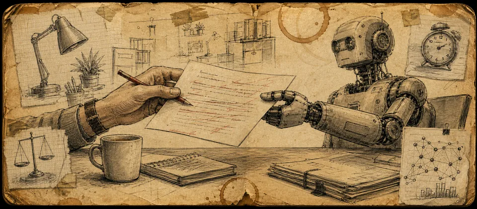 Worn journal thumbnail for the human attention story