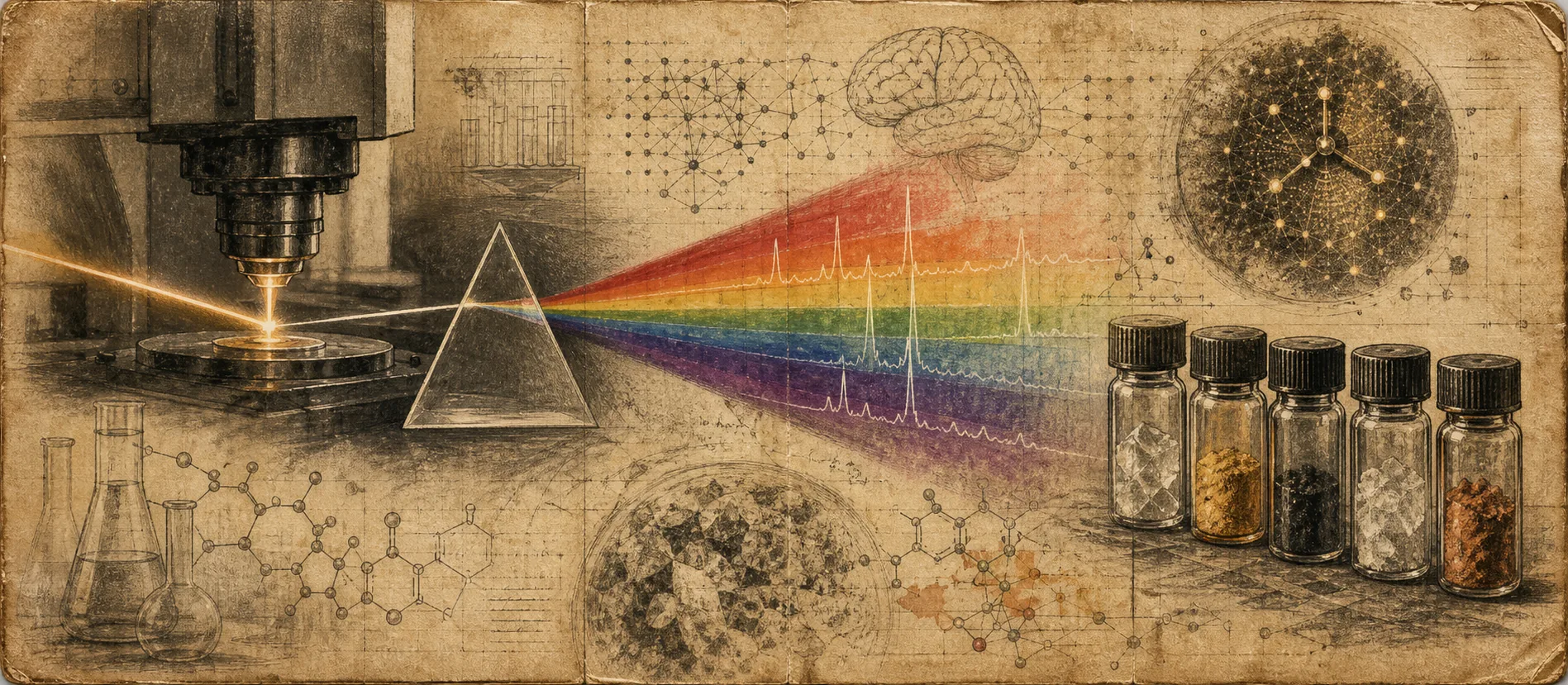 Worn journal thumbnail for the IBM spectroscopy story