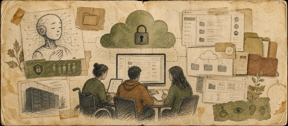 Worn journal thumbnail for the Nextcloud Hub 26 story