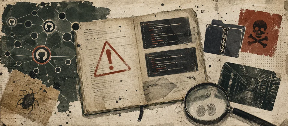 Worn journal thumbnail for the GitHub trojan malware story