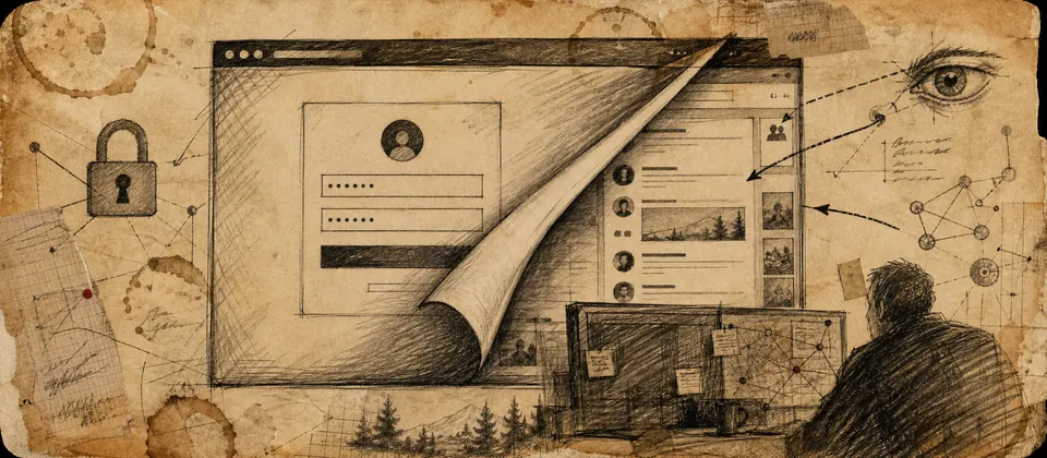 Worn journal thumbnail for the Perlin noise flow-fields story