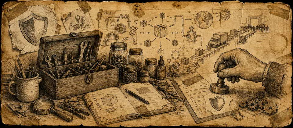 Worn journal thumbnail for the Homebrew 6 release story