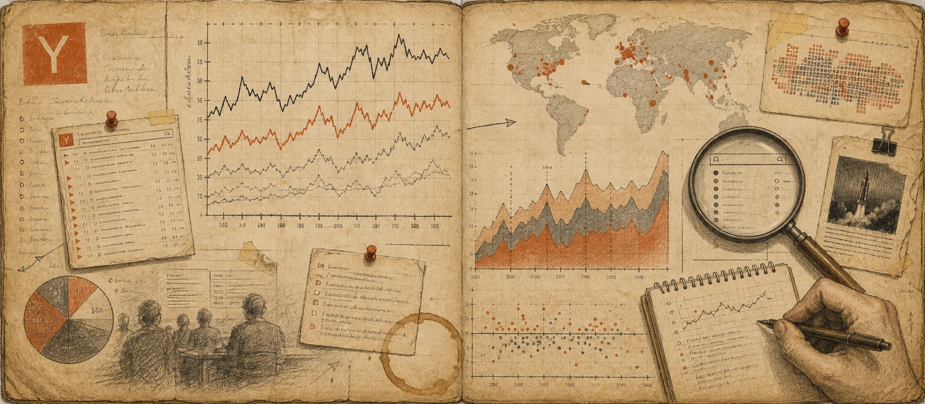 Worn journal thumbnail for the Hacker News trends story