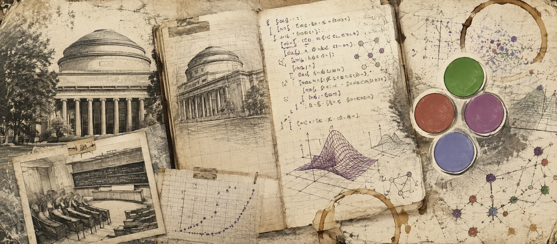 Worn journal thumbnail for the Julia programming language story