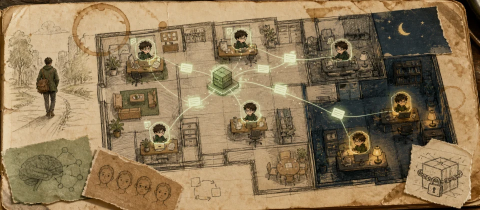 Worn journal thumbnail for the Munder Difflin story