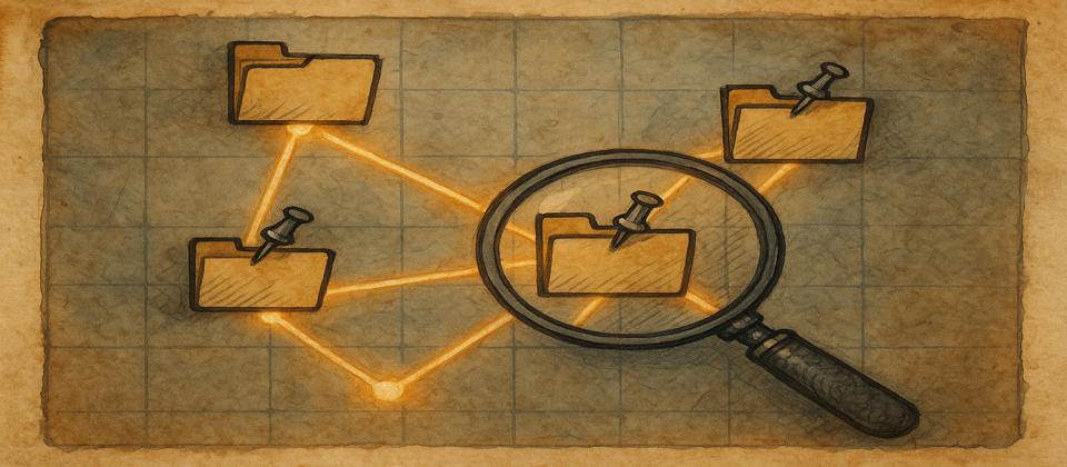 Journal illustration: a broken padlock over a customer file folder